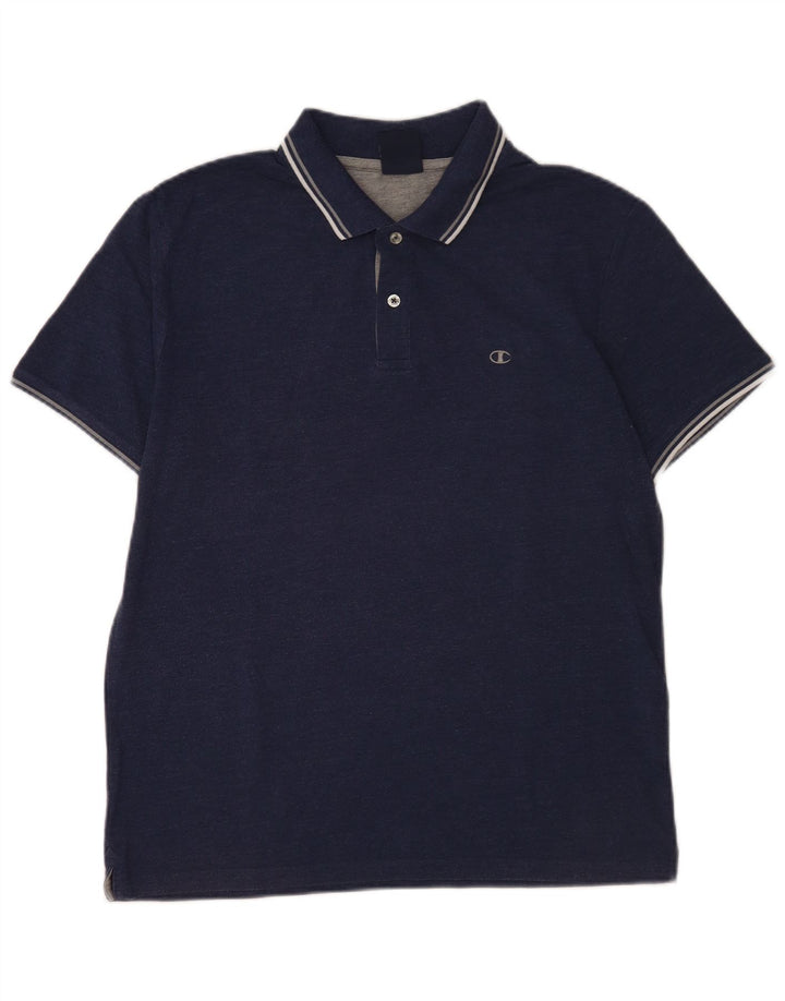 Champion herre poloshirt Stor marineblå bomuld