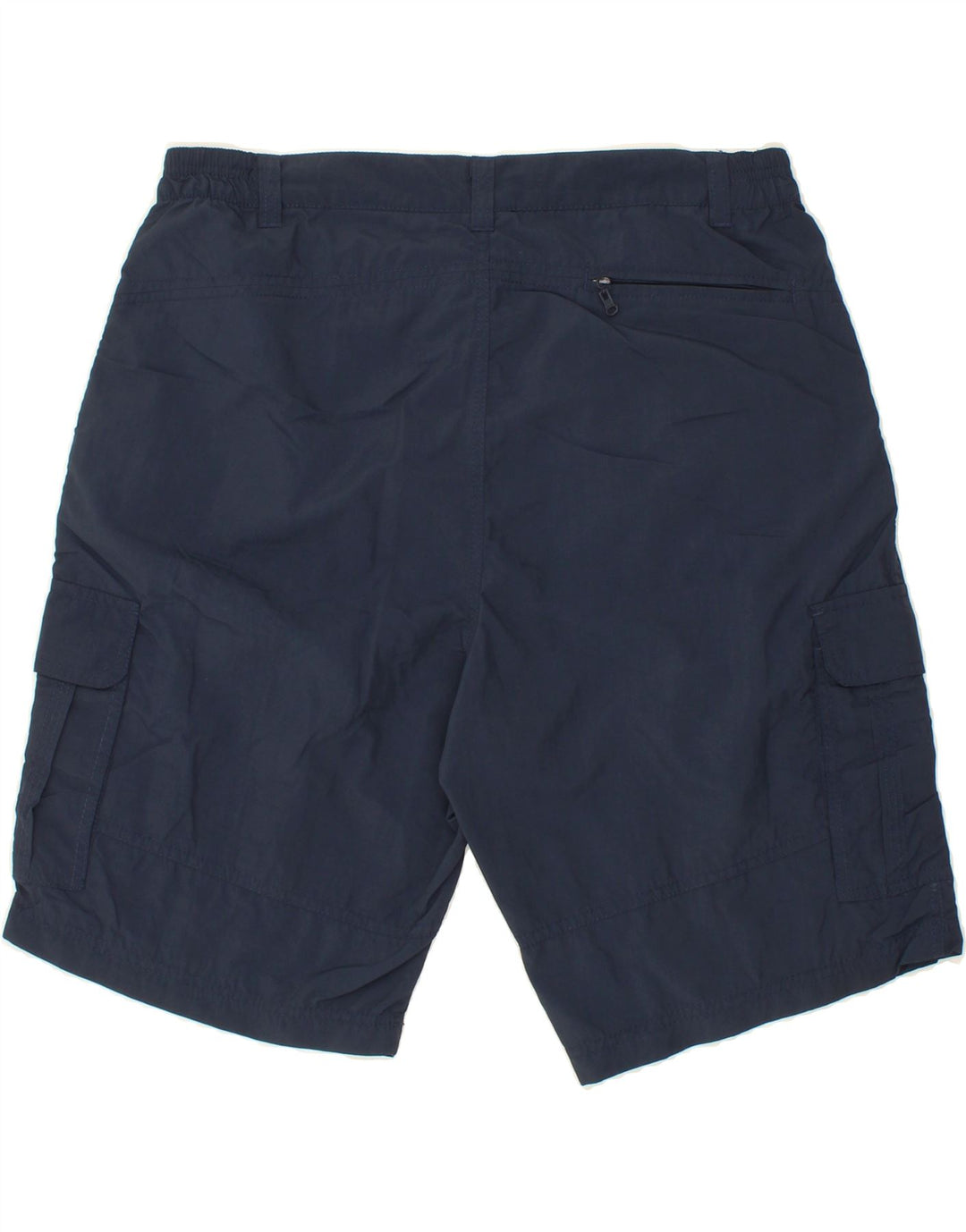 VINTAGE Mens Cargo Shorts IT 54 2XL W42  Navy Blue Polyamide Vintage Vintage and Second-Hand Vintage from Messina Hembry 