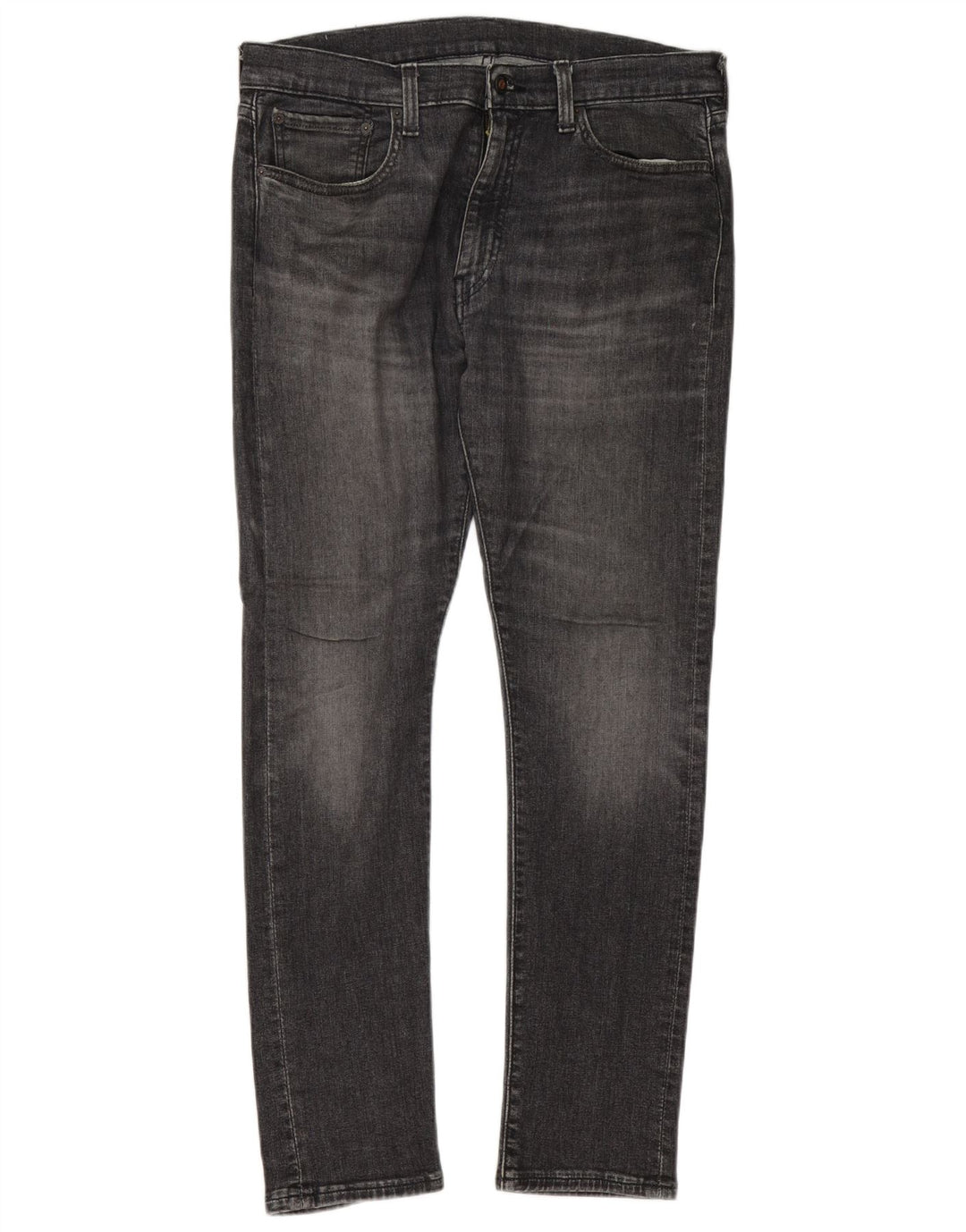 Levi's Slim Jeans til mænd W36 L32 Grå bomuld