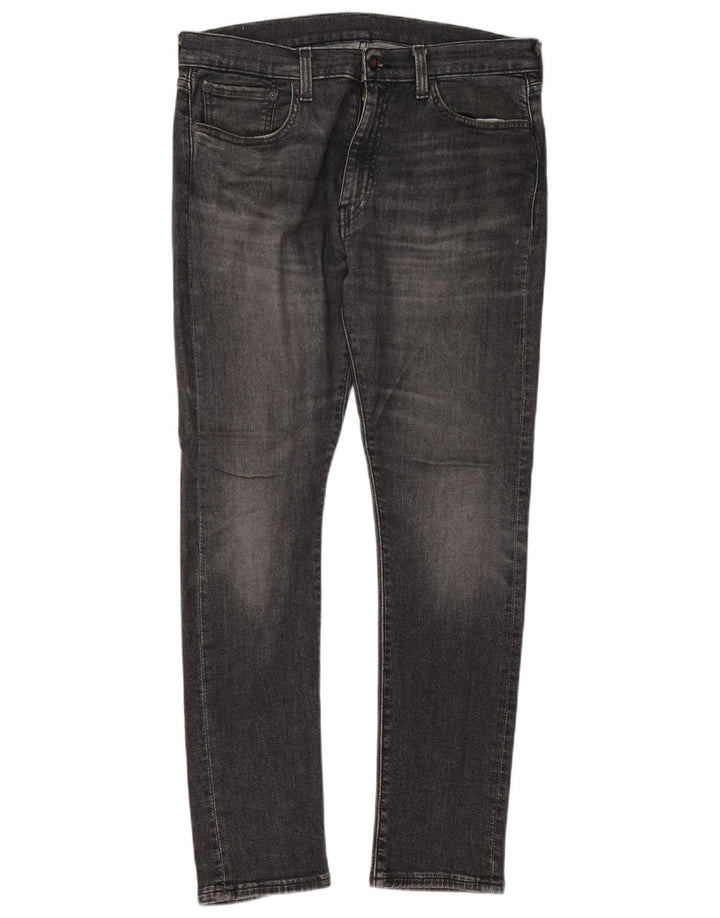 Levi's Slim Jeans til mænd W36 L32 Grå bomuld