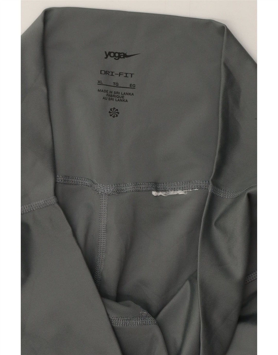 NIKE Womens Dri Fit Leggings UK 18 XL  Grey