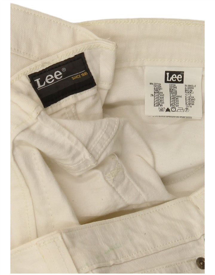 Lee Dame Powell Jeans W36 L33 Hvid Bomuld