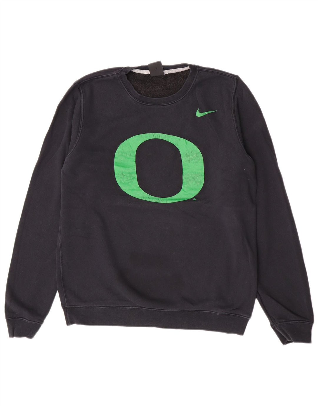 Nike grafisk sweatshirt til mænd, lille sort bomuld