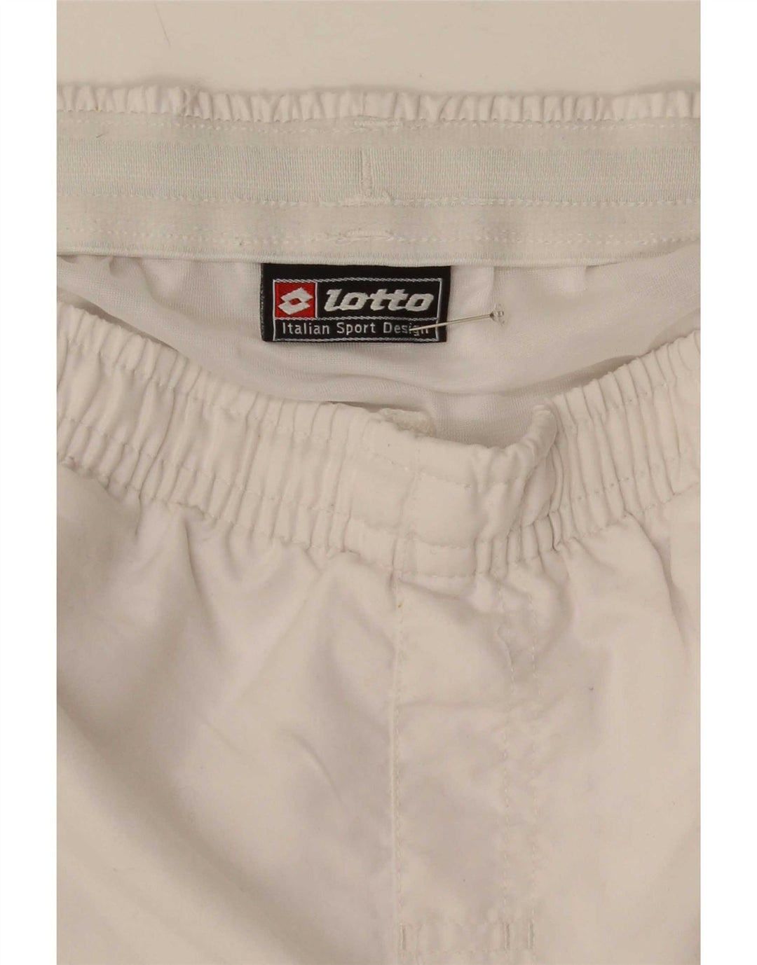 Lotto Herre grafiske sportsshorts Medium White Colourblock