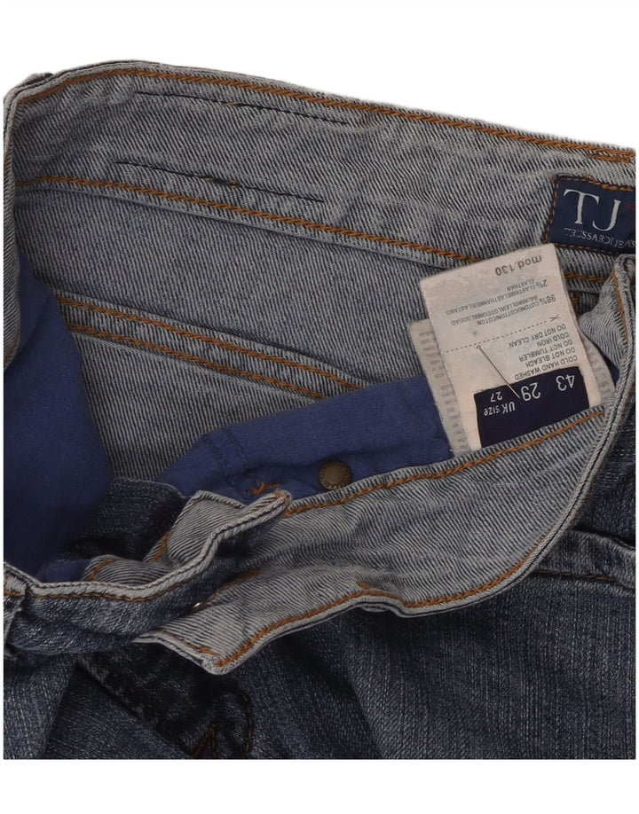 Trussardi Dame Slim Jeans W27 L28 Blå Bomuld