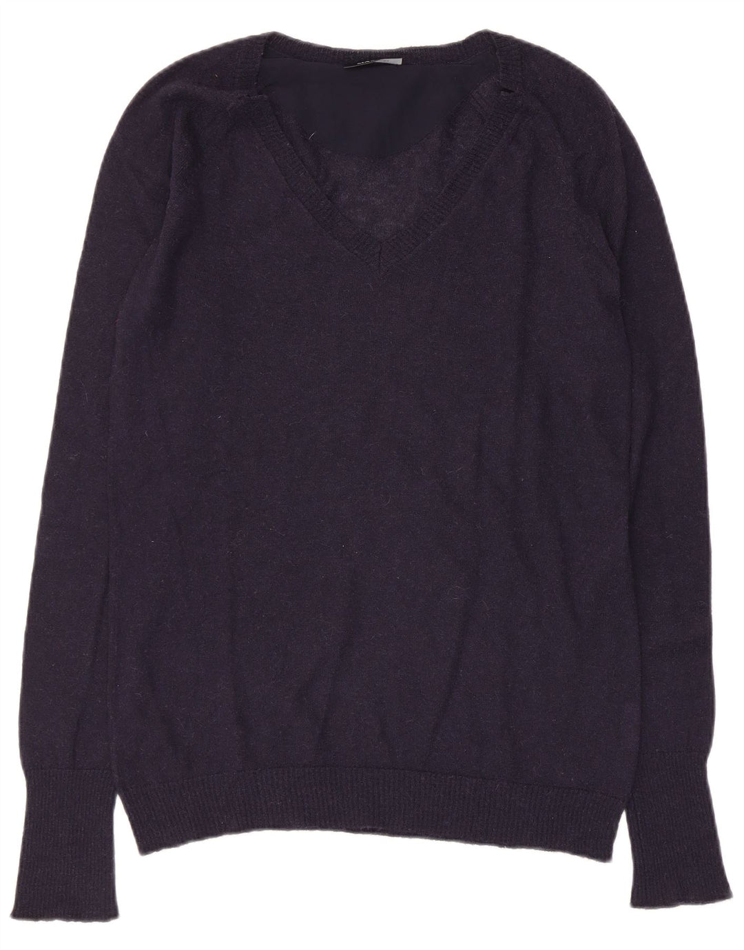 Max & Co. Dame V-hals sweater UK 10 Small Navy Blue