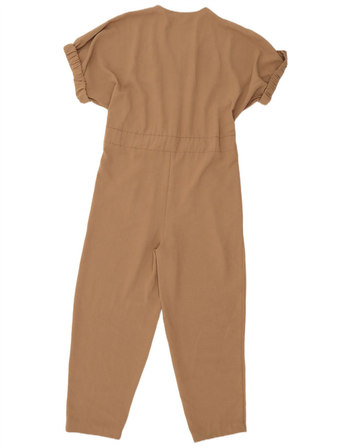 Zara Dame Jumpsuit UK 10 Small Beige