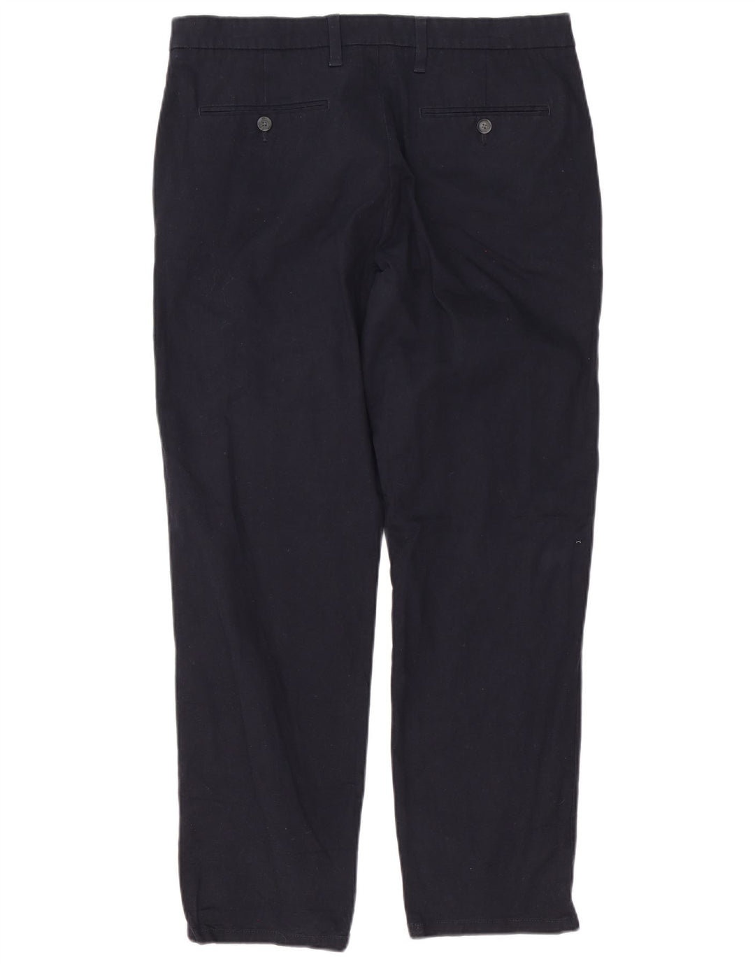 Marks & Spencer Herre Regular Fit Chinobukser W34 L29 Marineblå Bomuld