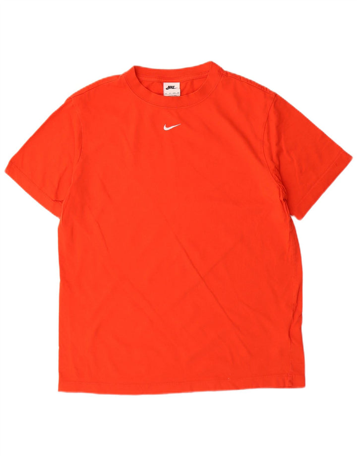 NIKE T-shirt top XS orange bomuld til mænd