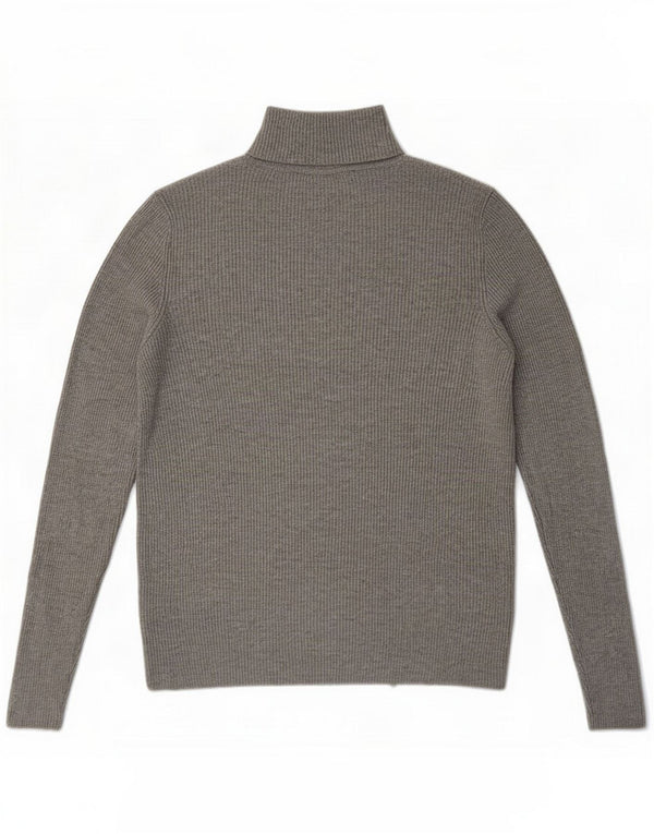 Marks & Spencer Womens Top Long Sleeve UK 12 Medium Grey