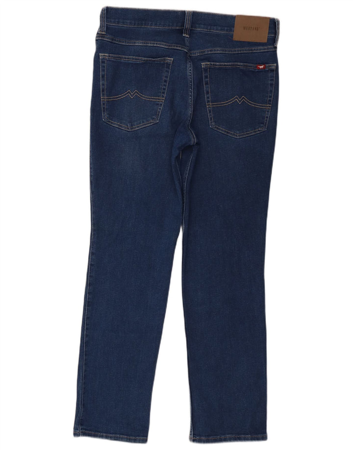 Mustang Herre Tramper Straight Jeans W36 L30 Blå Bomuld