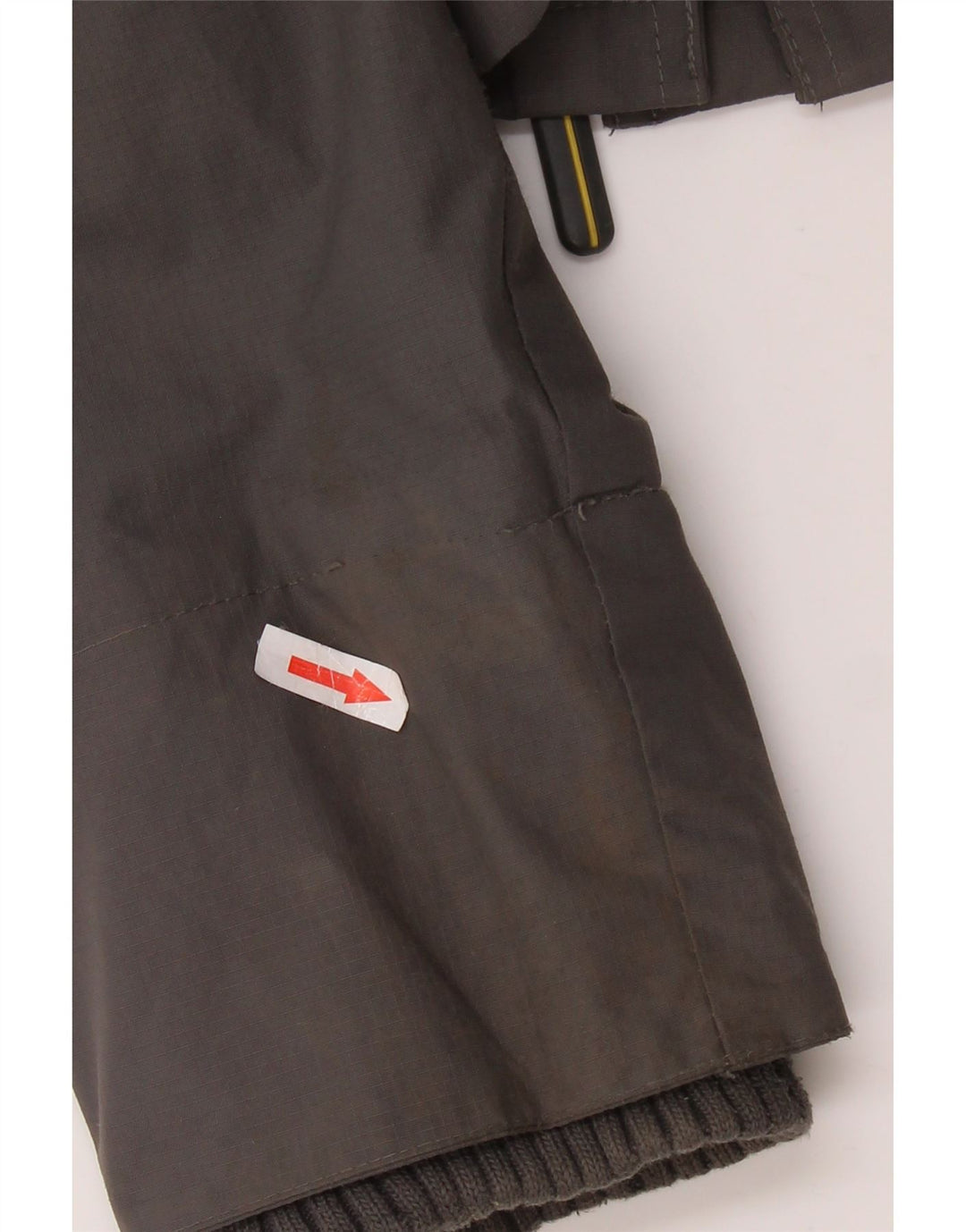 SUPERDRY Windbreaker-jakke med hætte til mænd UK 38 Medium Grey Nylon