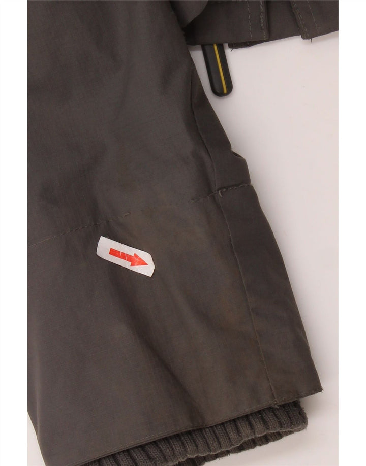 SUPERDRY Windbreaker-jakke med hætte til mænd UK 38 Medium Grey Nylon