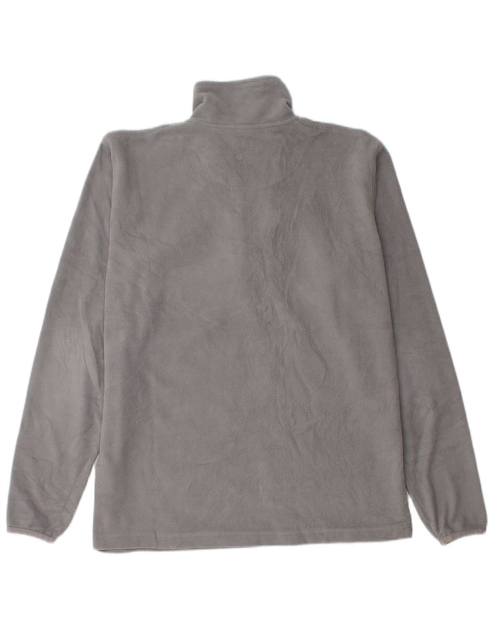 Lotto Herre lynlås hals fleece jumper stor grå polyester