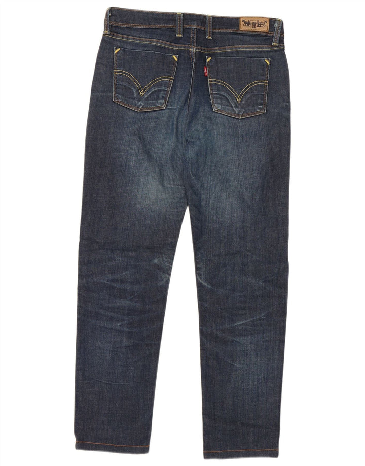 Levi's Slim Jeans til kvinder W30 L27 Marineblå bomuld