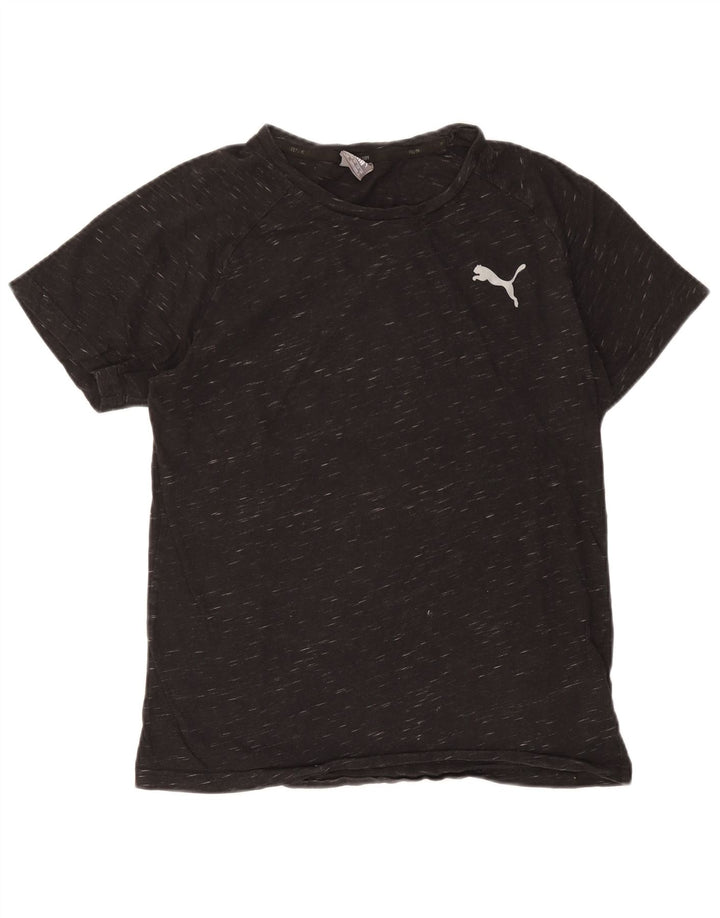 Puma Herre T-Shirt Top Stor grå Flecked Bomuld