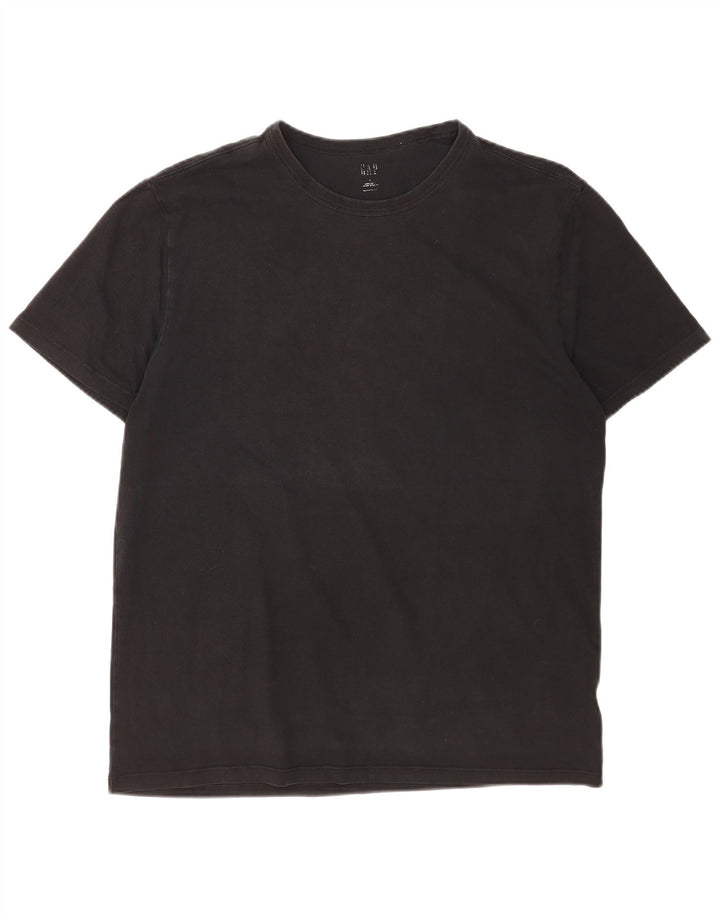 Gap Herre T-Shirt Top Stor Sort Bomuld
