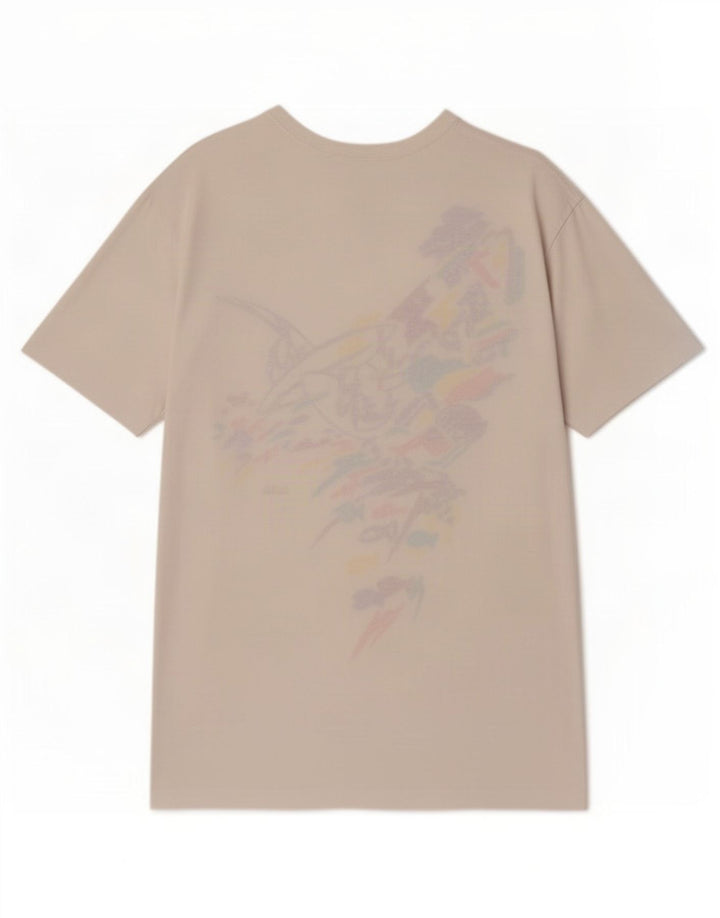 Fila Herre Grafisk T-Shirt Top Lille Hvid