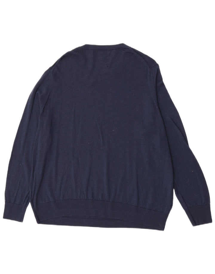 Marks & Spencer Dame sweater med rund hals DK 20 2XL Navy Blue