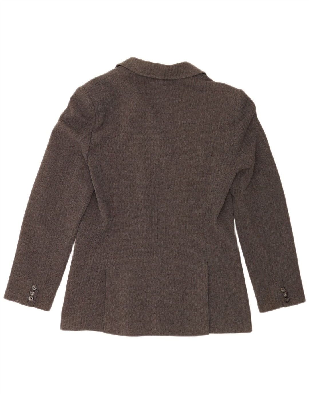 Max Mara Dame Weekend Blazer Jacket UK 16 Large Grey Chevron