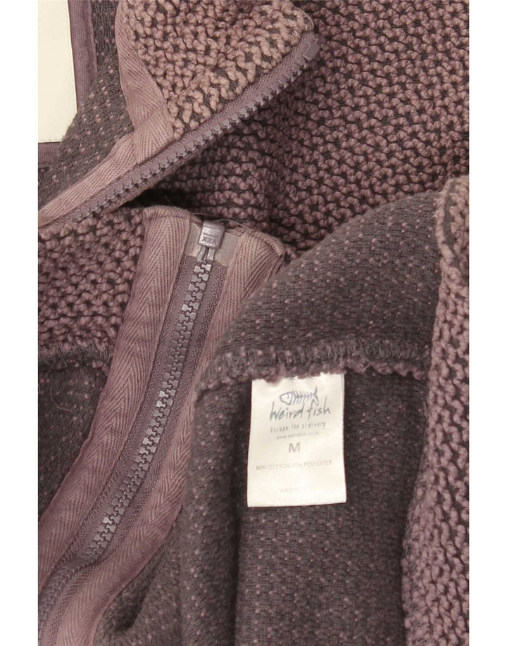 Weird Fish Herre cardigan sweater medium brun bomuld