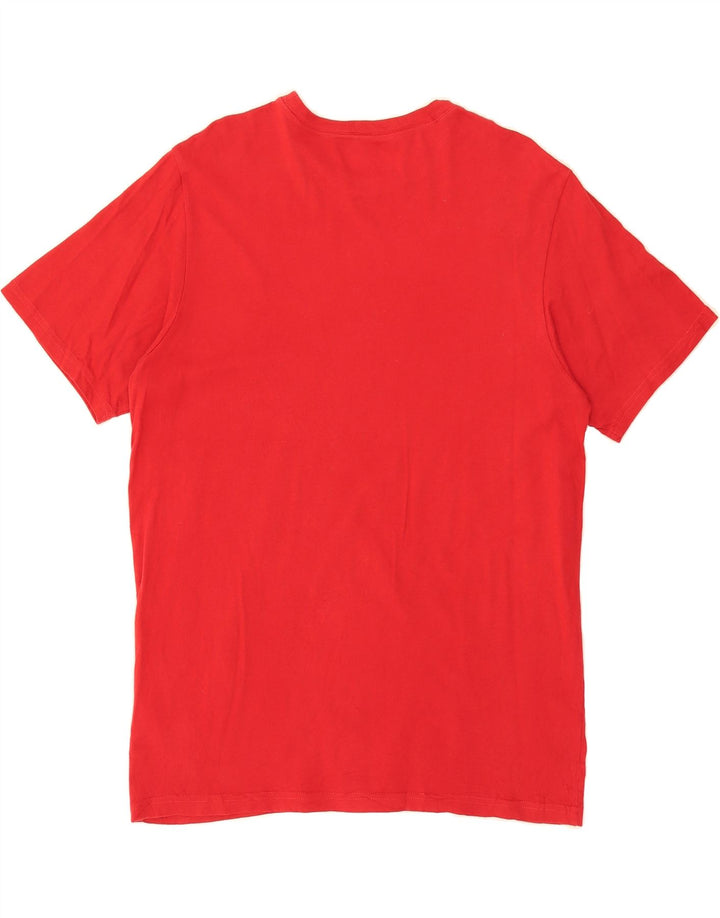 COLUMBIA Mens Graphic T-Shirt Top Large Red Cotton Vintage Columbia and Second-Hand Columbia from Messina Hembry 
