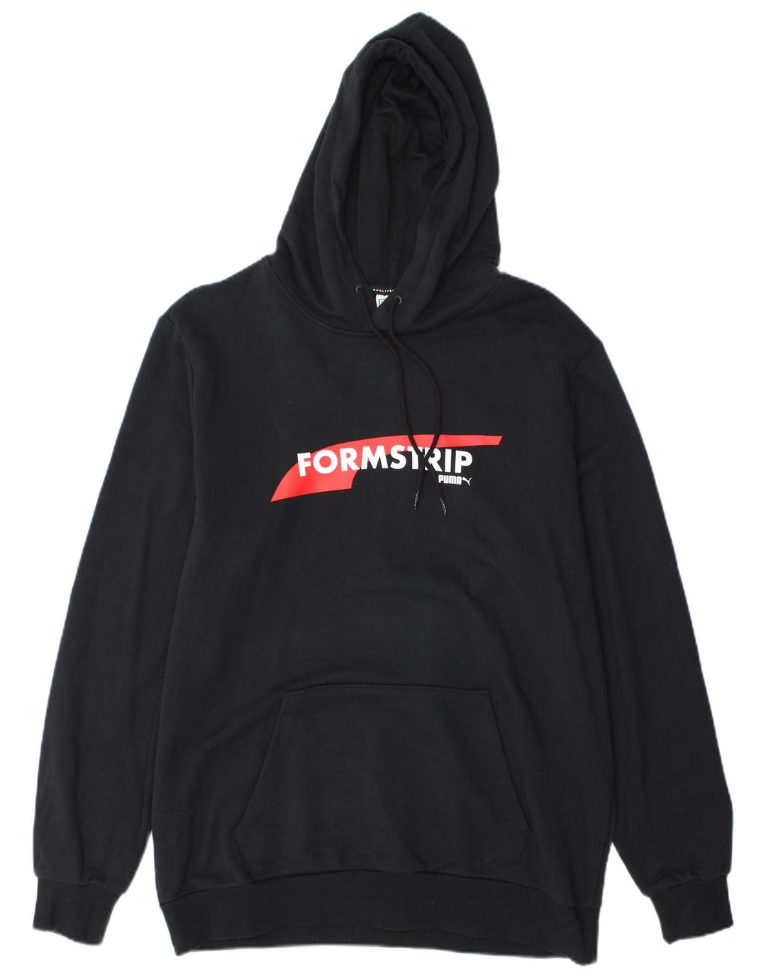 PUMA Grafisk hættetrøje til mænd, stor sort