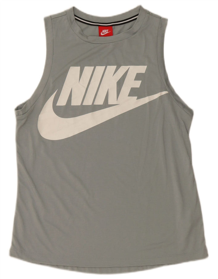 Nike Herre grafisk vest Top lille grå polyester