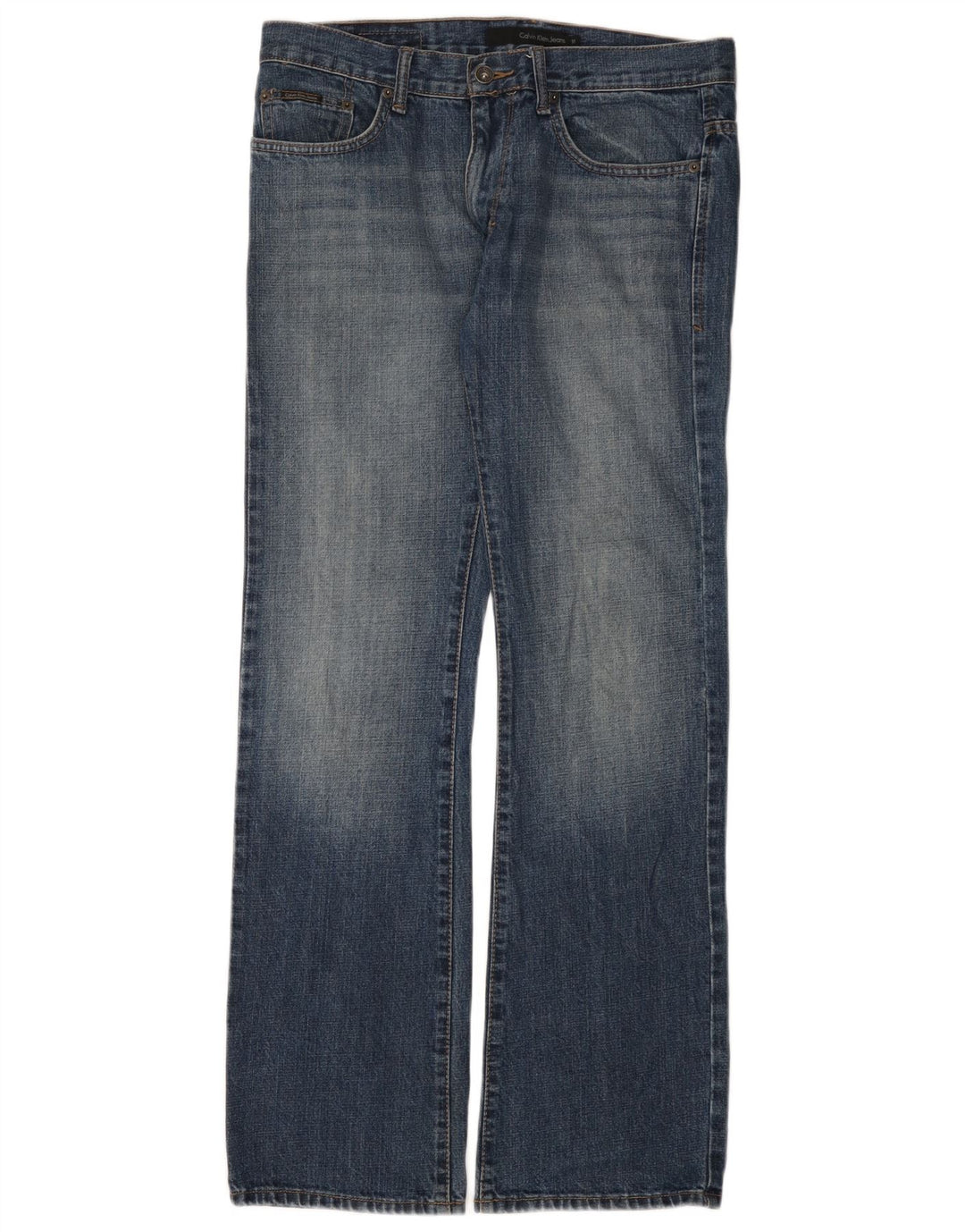 Calvin Klein Dame Bootcut Jeans W31 L32 Blå Bomuld