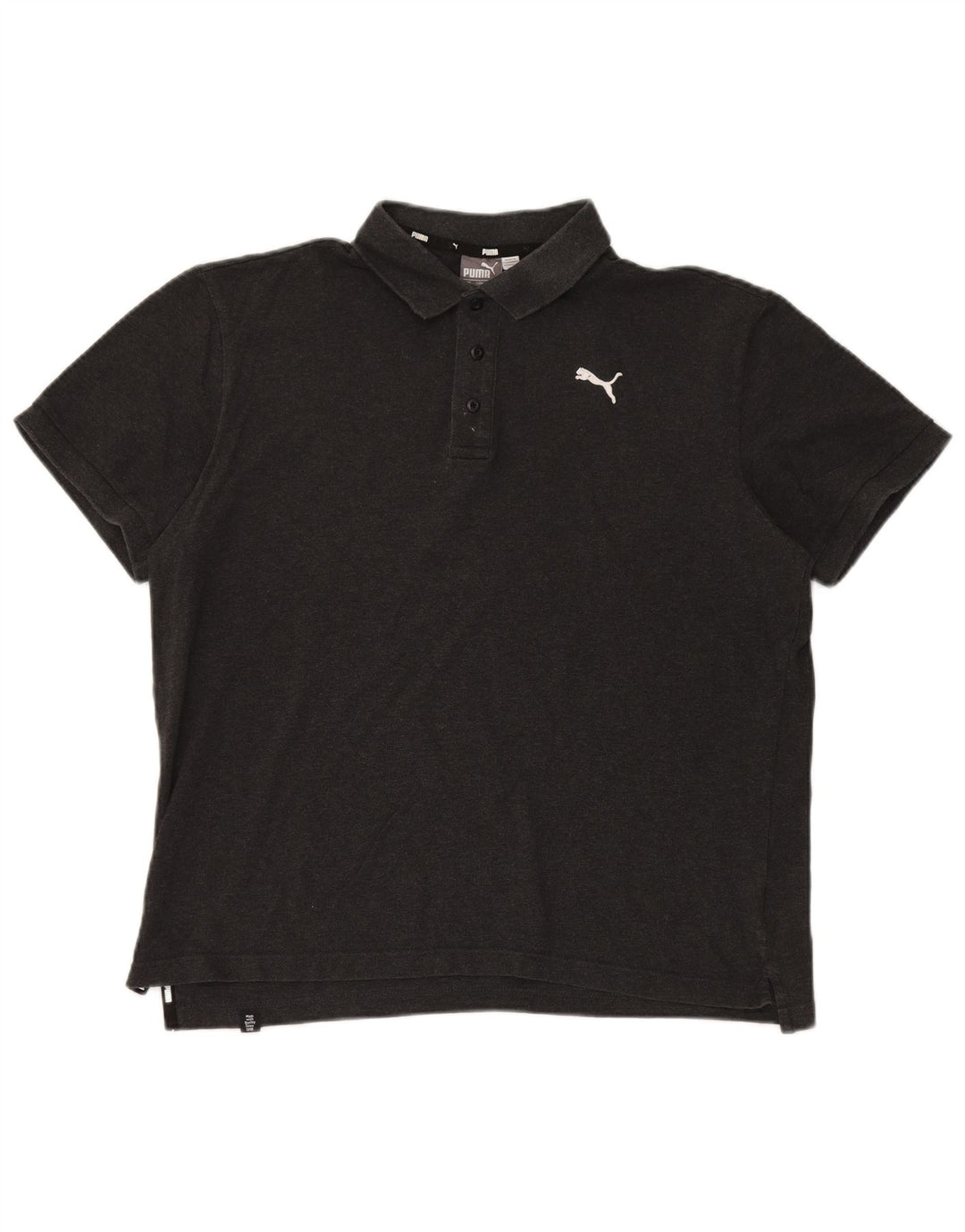 Puma Herre Polo Shirt Stor Grå Bomuld