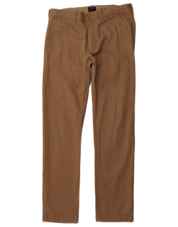 J. CREW Herre The Driggs Slim Chino Bukser W30 L32 Beige Bomuld