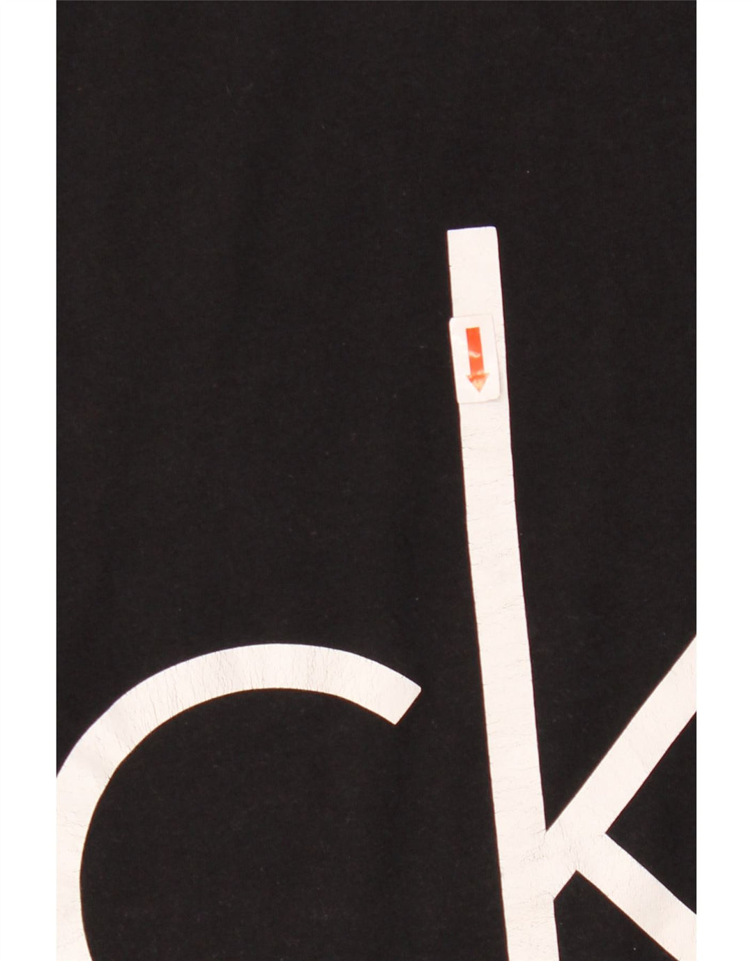 Calvin Klein Herre Grafisk T-Shirt Top Stor Sort