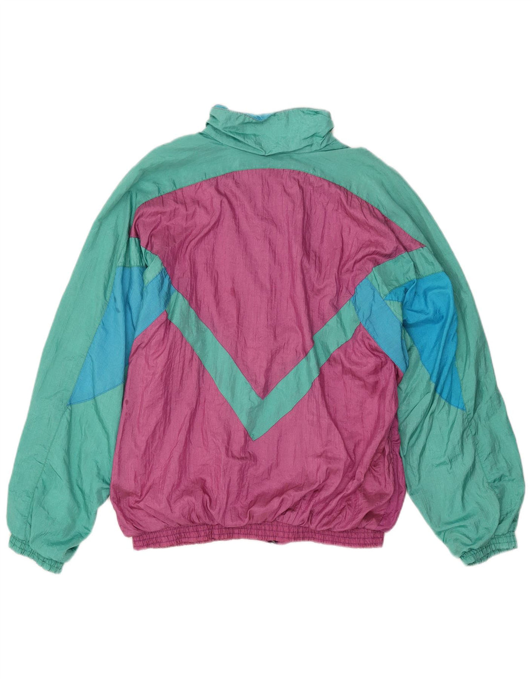 Vintage træningsdragt til mænd Topjakke XL Pink Colourblock