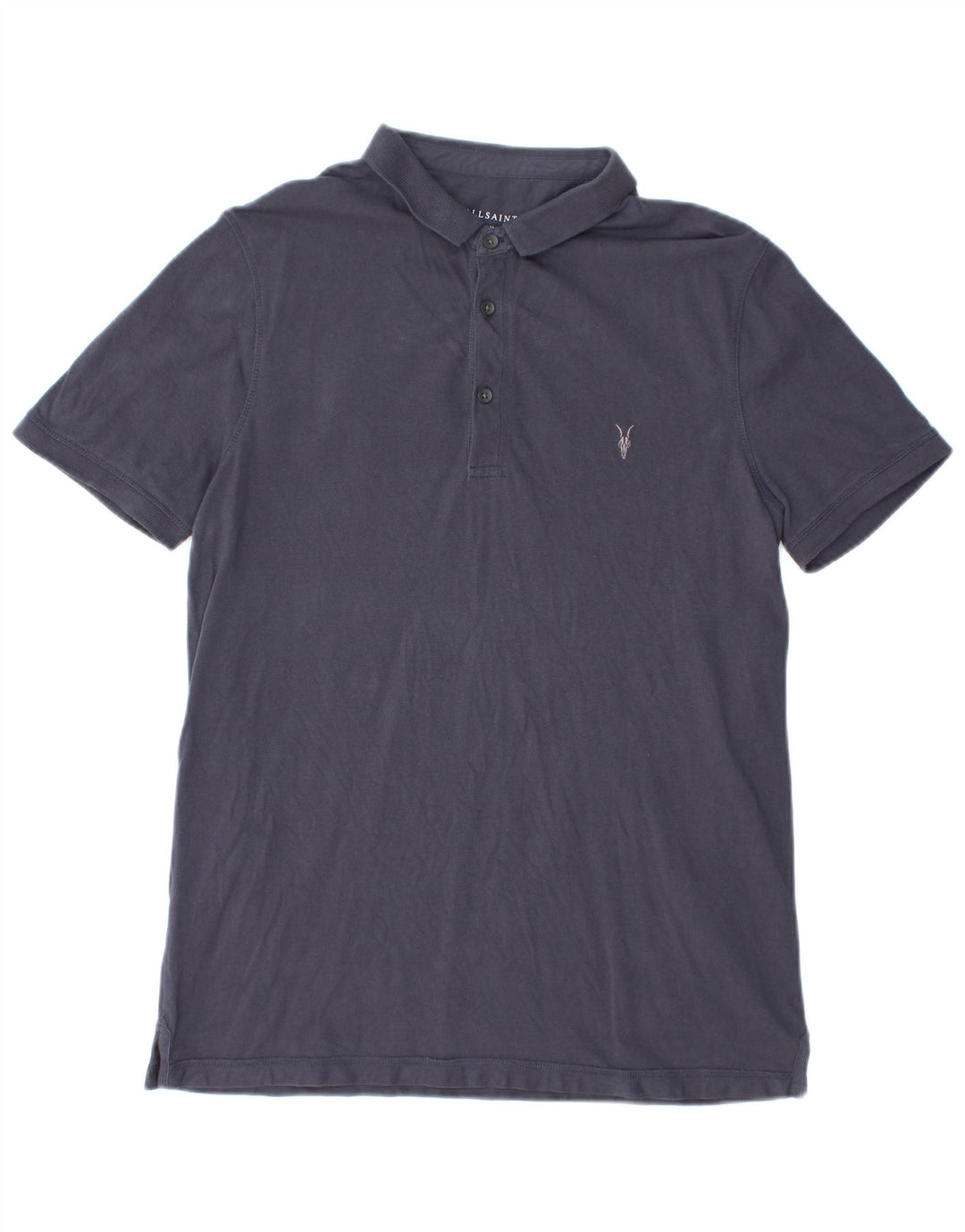 ALL SAINTS Poloshirt til mænd Stor marineblå bomuld