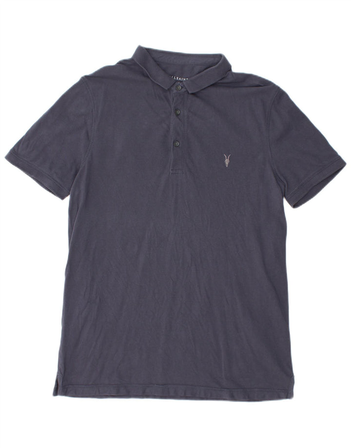 ALL SAINTS Poloshirt til mænd Stor marineblå bomuld