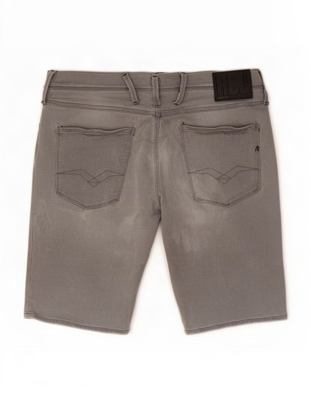 Replay Herre Anbass Denim Shorts W32 Medium Grå Bomuld