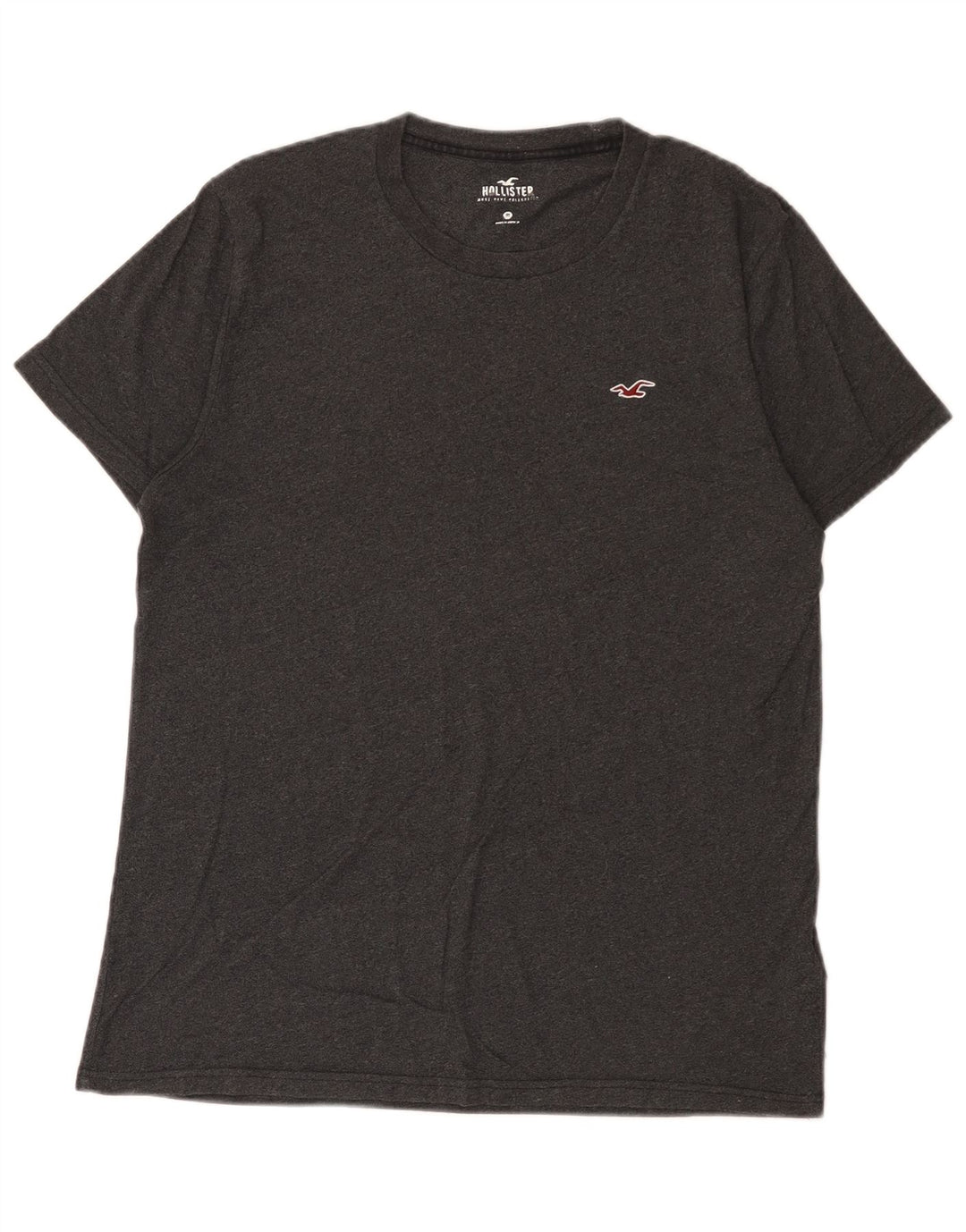 Hollister Herre T-shirt Top mellemgrå bomuld