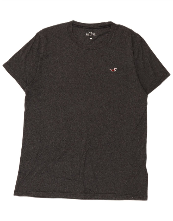 Hollister Herre T-shirt Top mellemgrå bomuld