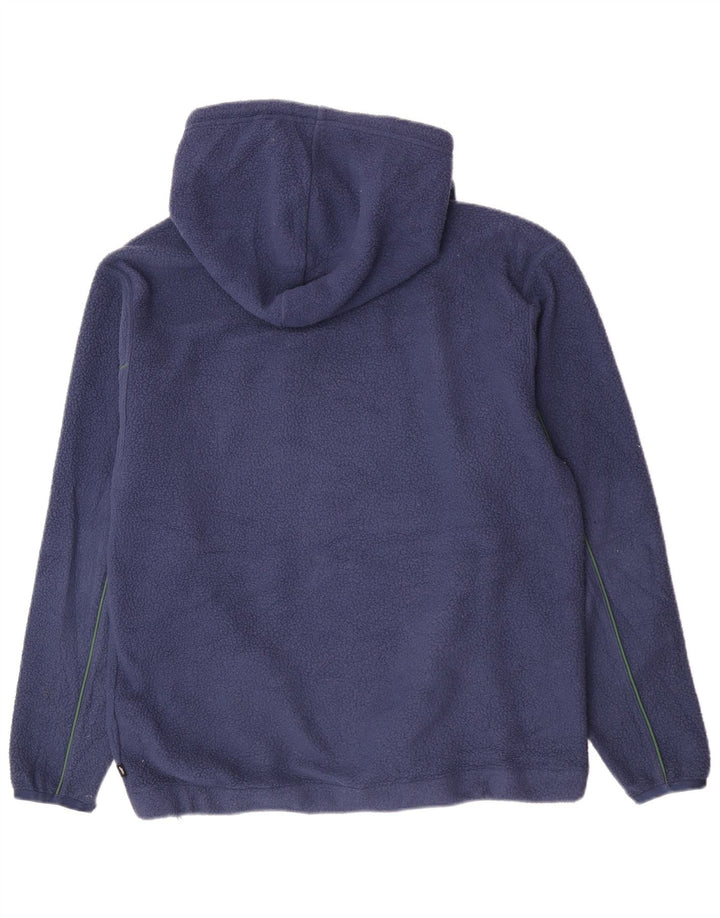 Nike fleecetrøje med hætte til mænd, stor marineblå polyester