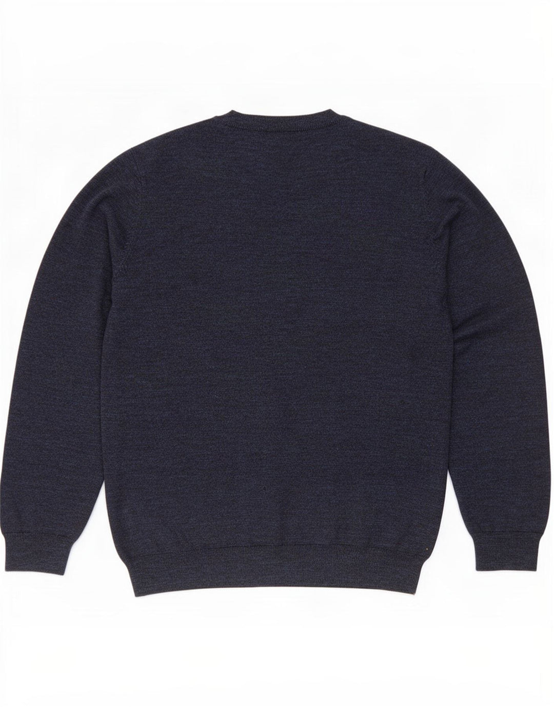 M&Co herre sweater med rund hals XL marineblå bomuld