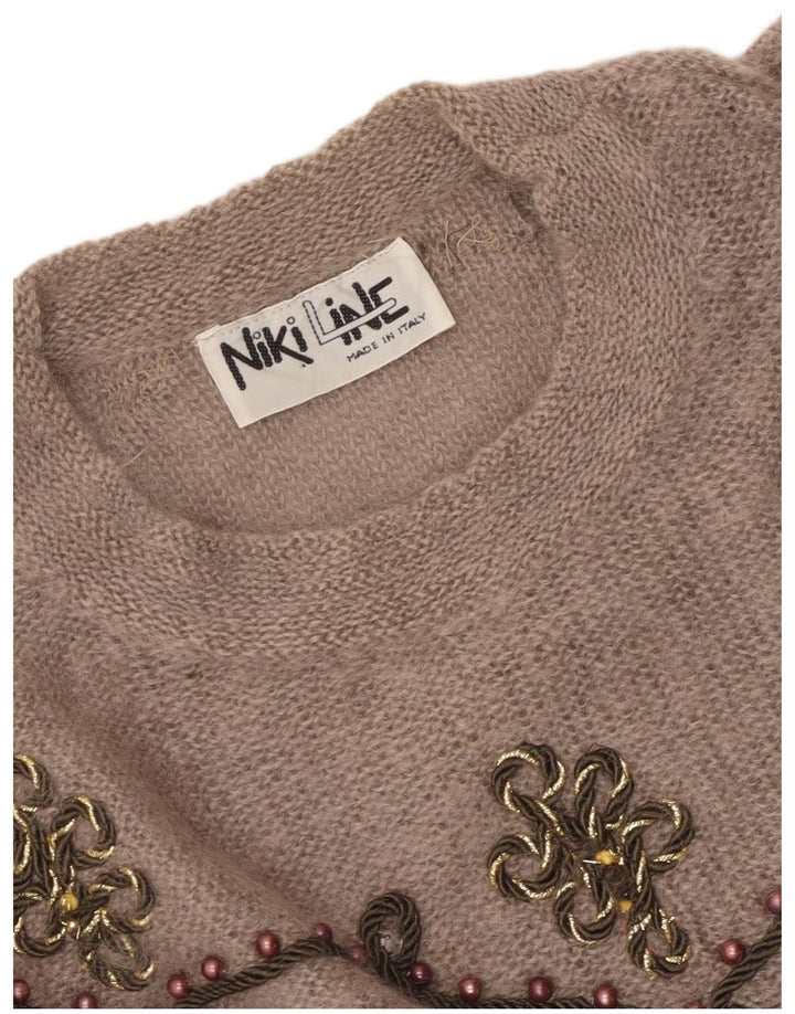 Niki Line Dame Jumper Sweater UK 16 Stor Grå