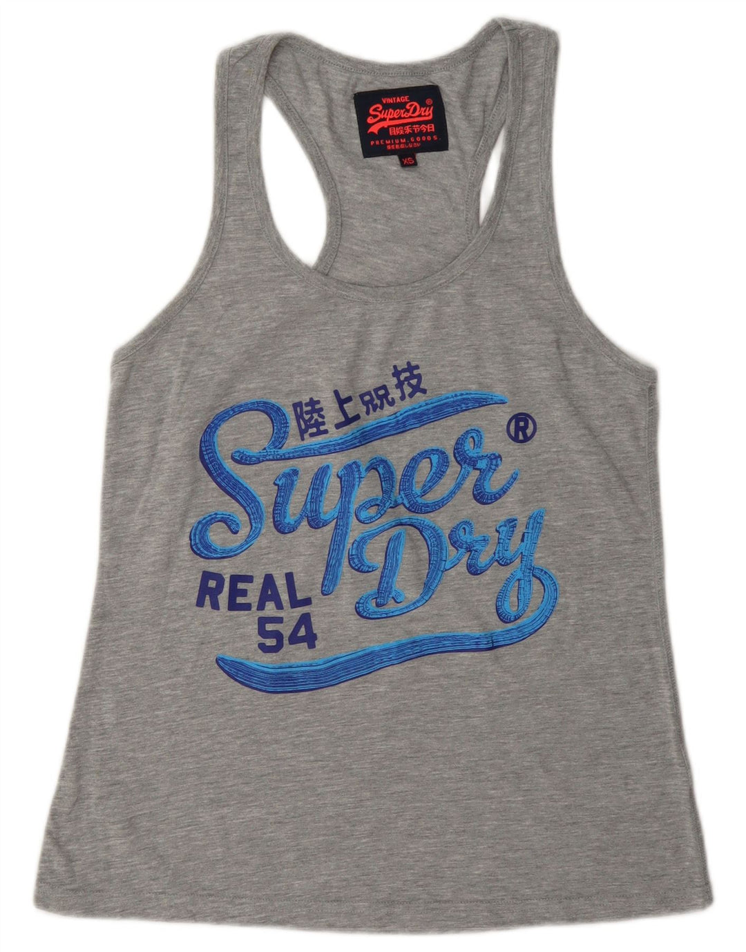 Superdry Herre grafisk vest Top XS Grå polyester