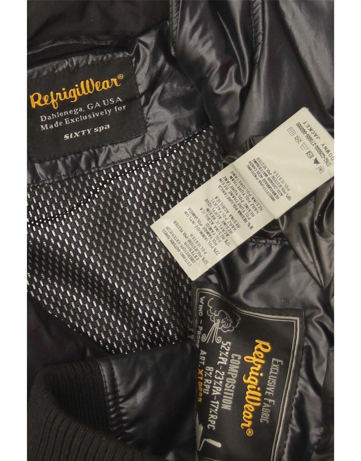 Refrigiwear Polstret jakke til mænd UK 40 Large Black Polyester