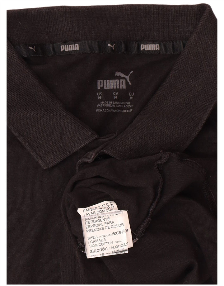 PUMA Poloshirt til mænd Medium Sort bomuld