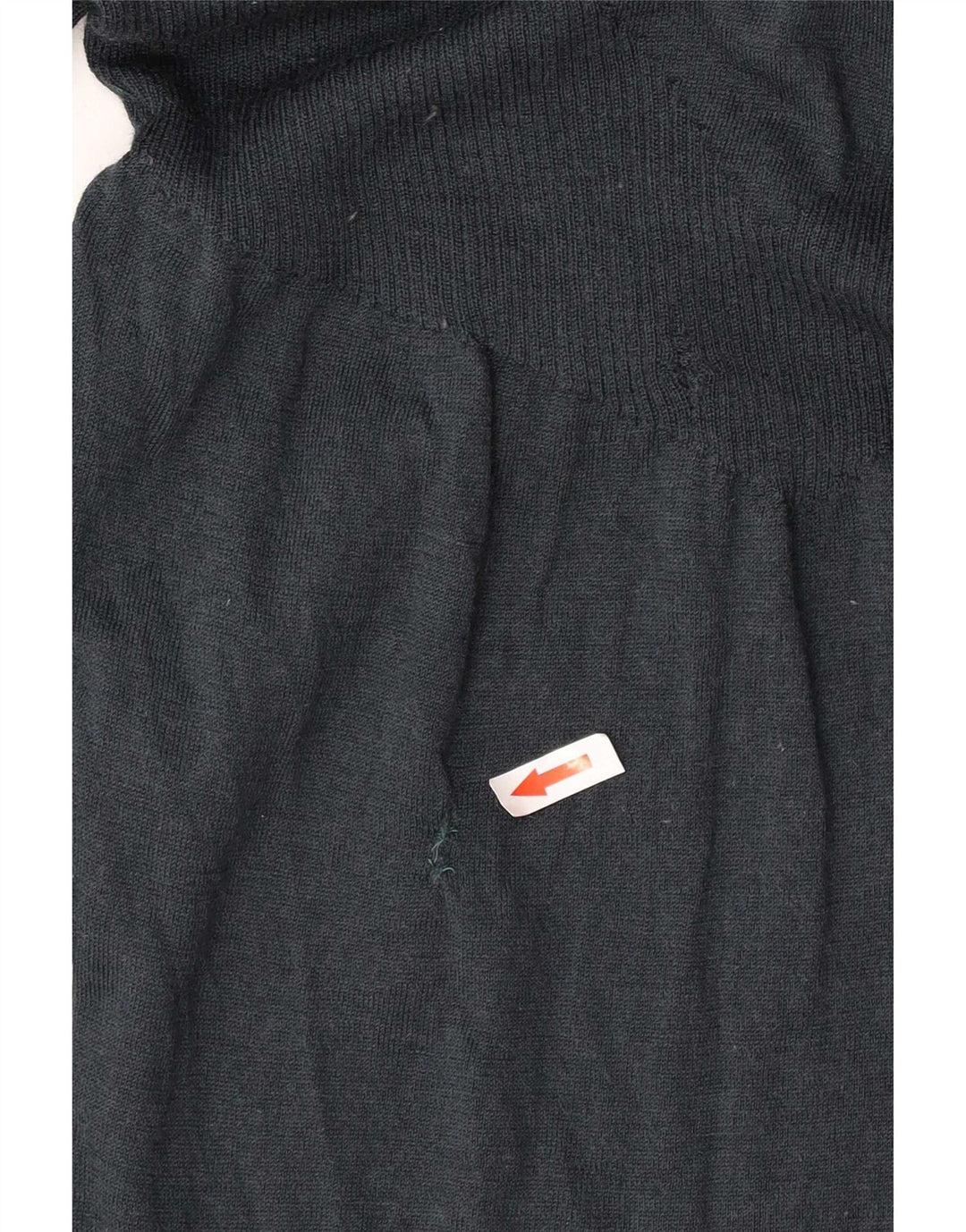 Liu Jo Dame Front Tie V-hals Jumper Sweater UK 10 Small Black Wool