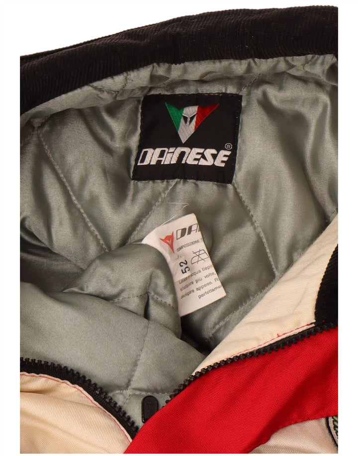 Dainese Herre Graphic Racer Jacket EU 52 Large Red Colourblock Polyamid