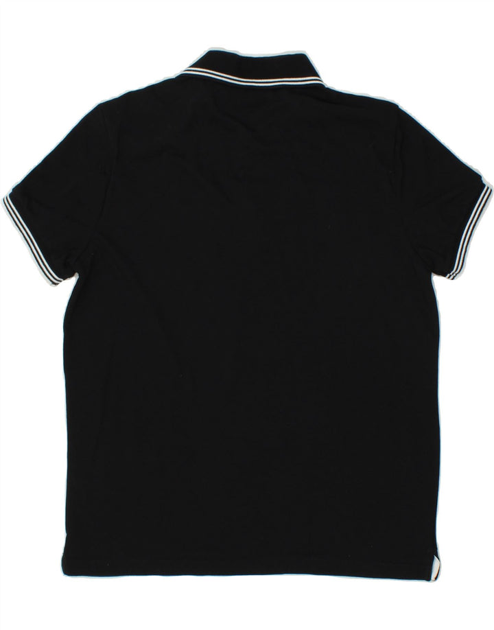 CHAMPION Mens Easy Fit Polo Shirt Medium Black Cotton Vintage Champion and Second-Hand Champion from Messina Hembry 