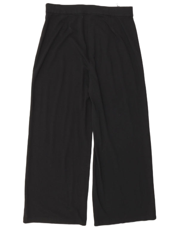 Marks & Spencer Dame Loose Fit Casual Bukser UK 16 Large W34 L32 Black