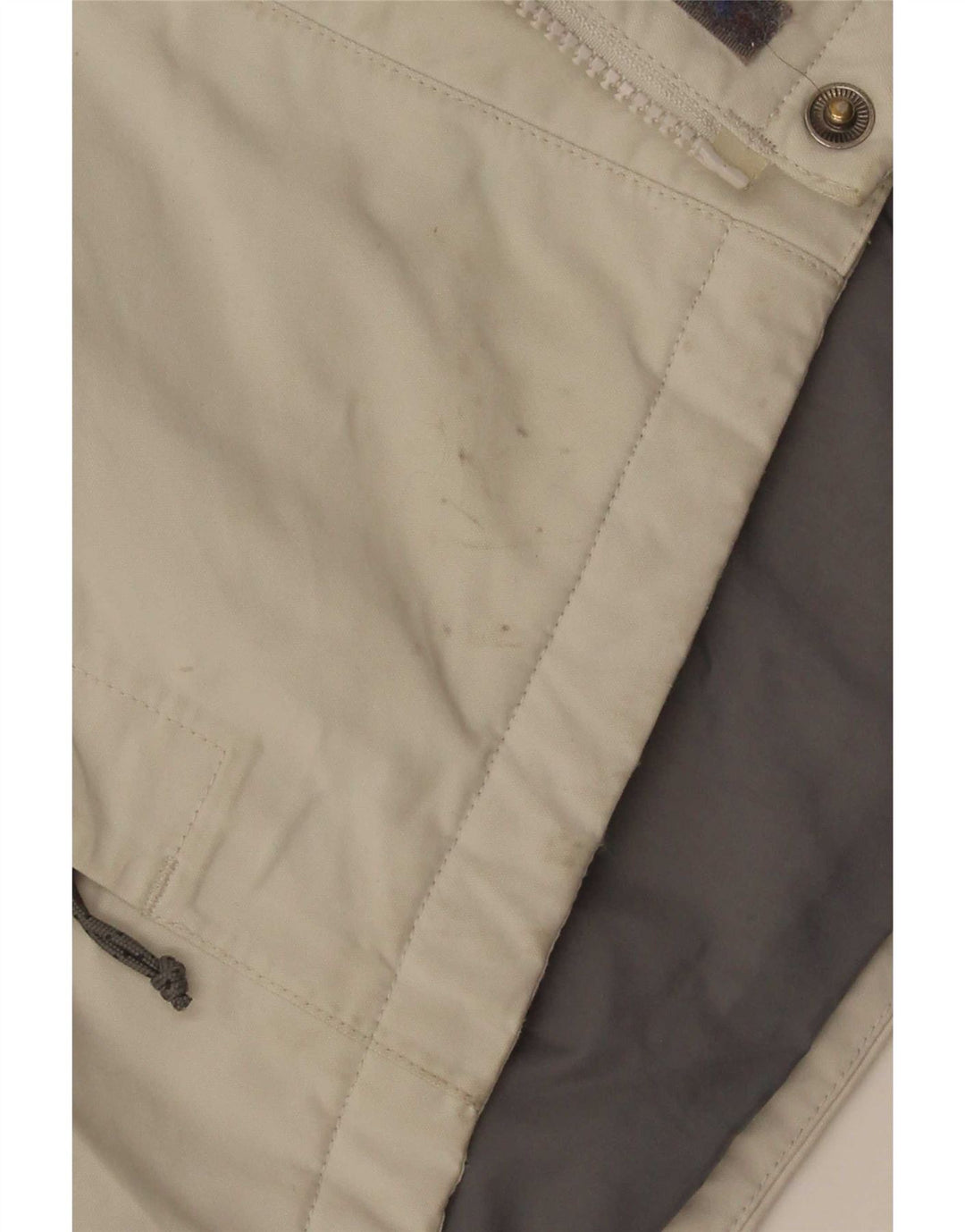 The North Face vindjakkejakke med hætte til kvinder UK 16 Large Off White