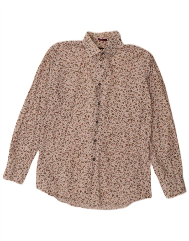 Paul Smith Herre Slim Fit skjorte str. 39 15 1/2 Medium Multicolored Floral